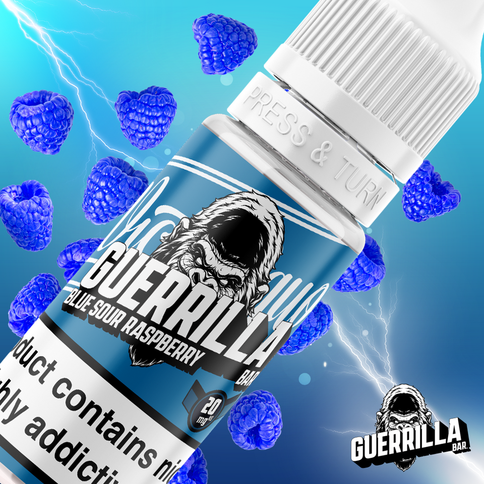 Guerrilla Bar 10ml NS - Blue Sour Raspberry