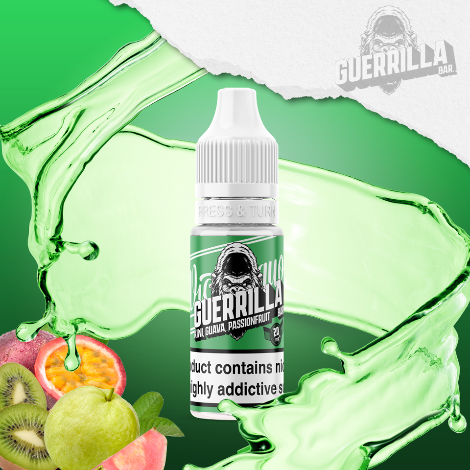 Guerrilla Bar 10ml NS - Kiwi, Passionfruit & Guava