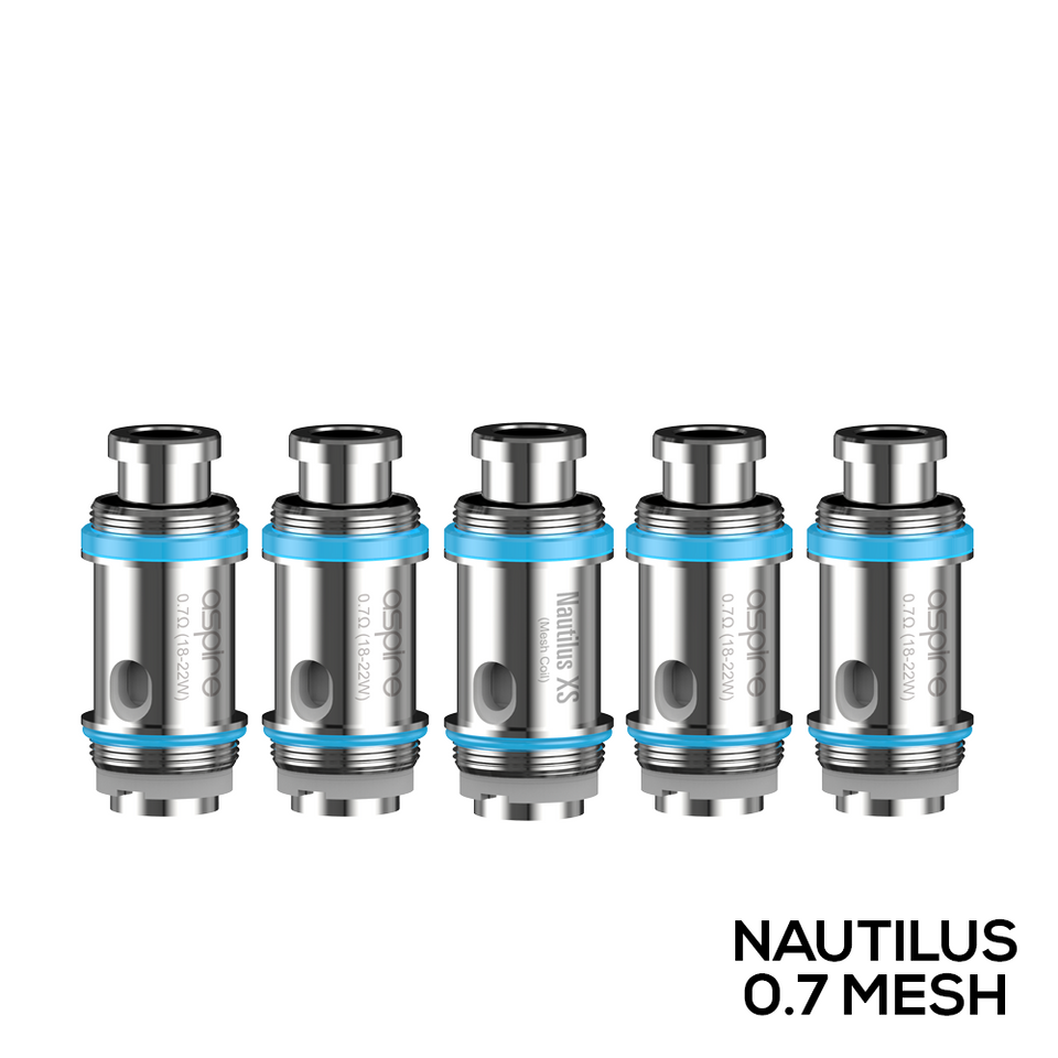 Aspire Nautilus XS 0.7 Mesh Coils - 5 Pack - ASPIRE UK